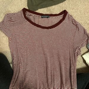 Brandy Melville Red Stripped T Shirt